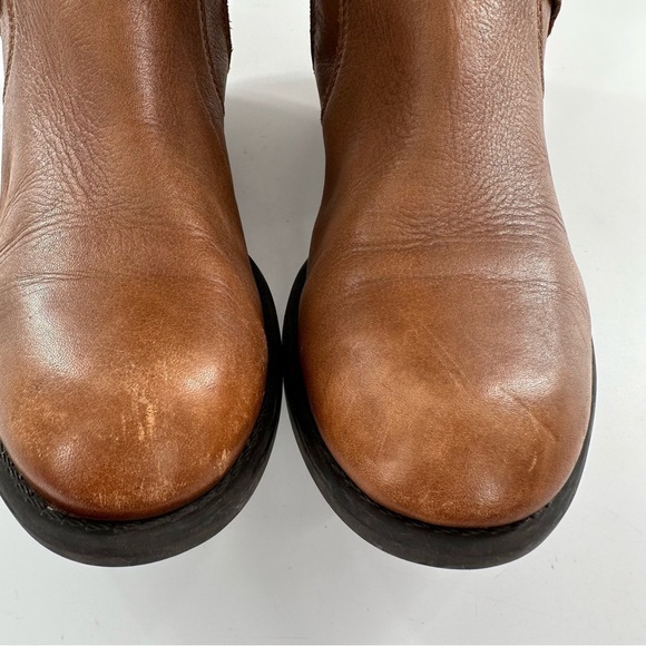 Franco Sarto size 8.5 39.5 pristine tan leather knee high riding western - Picture 10 of 15